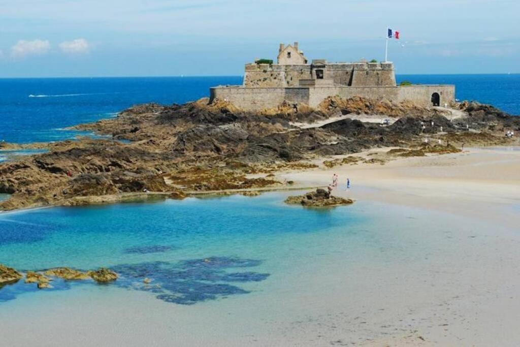Appartamento Le Plongeoir De Bon-Secours Saint-Malo Esterno foto