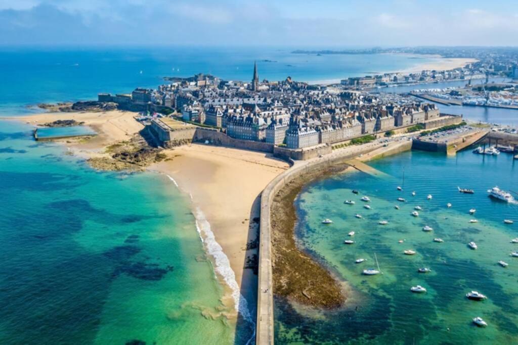 Appartamento Le Plongeoir De Bon-Secours Saint-Malo Esterno foto