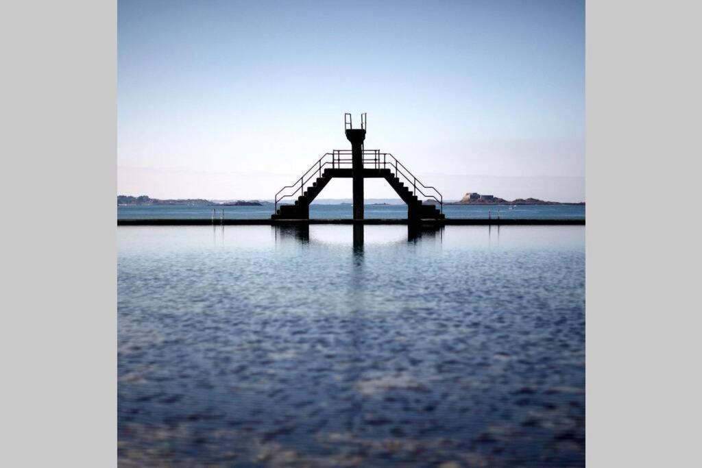 Appartamento Le Plongeoir De Bon-Secours Saint-Malo Esterno foto